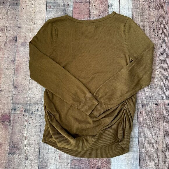 Isabel Maternity Brown long sleeve tshirt women's medium - Picture 5 of 8